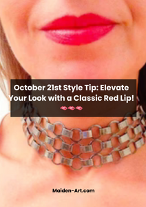 October 21st Style Tip: Elevate Your Look with a Classic Red Lip!🫦🫦🫦