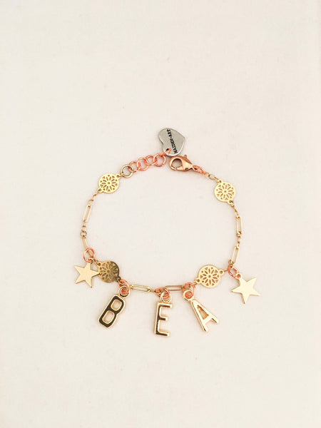 Letter Bracelet Personalized for Women. Name Bracelet. - Maiden-Art