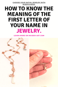 How to Know the Meaning of the First Letter of your Name in Jewelry.