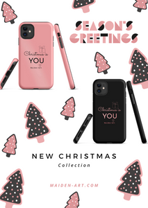 Discover Festive Resilience: Introducing "Christmas is You" Tough iPhone Case 🎄📱