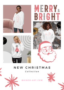 Jingle All the Way in Our White Christmas Sweatshirts! 🎄🕊️