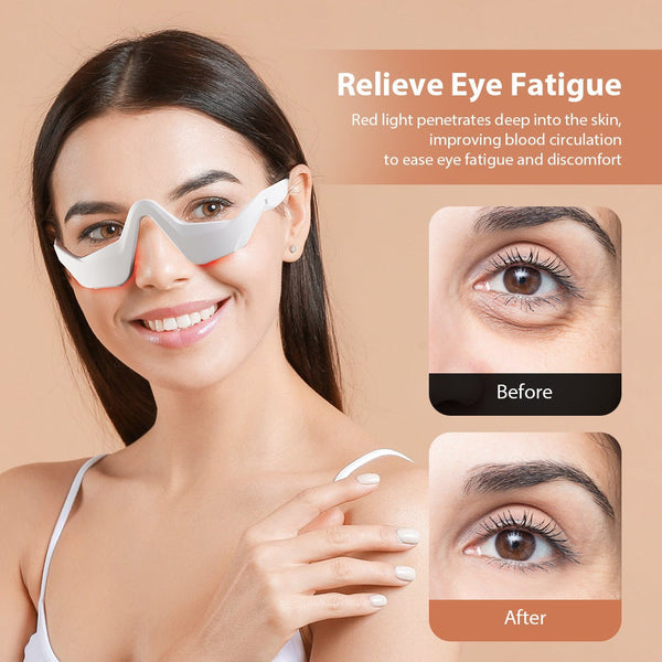 Eye Massager Relieves Eye Fatigue Eyes Massage Glasses Eye Fatigue Relief Massager Under-Eye Glasses Massager Anybestbuy Store