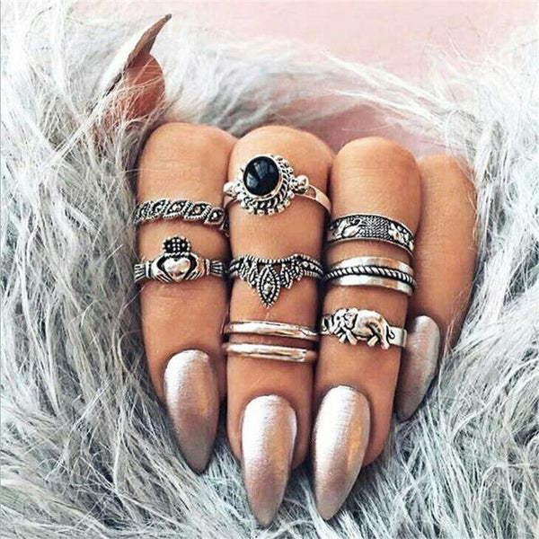 Our Favorite set of rings - Vintage Knuckle Rings! Maiden-Art