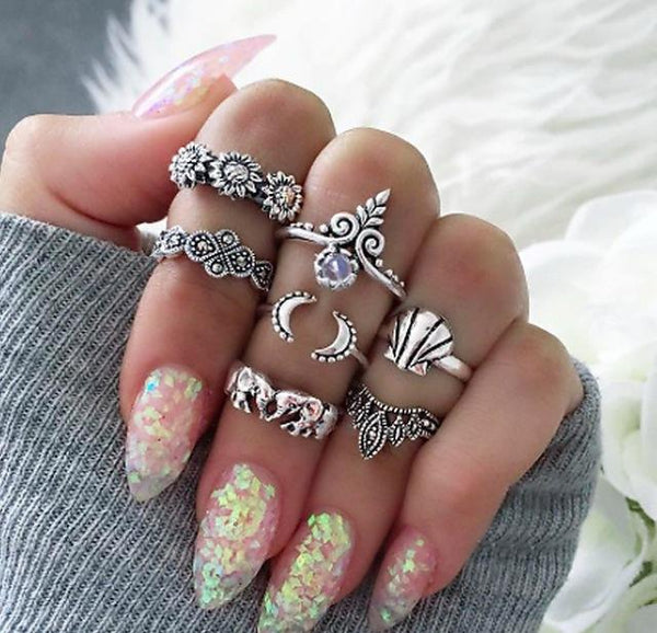 Our Favorite set of rings - Vintage Knuckle Rings! Maiden-Art