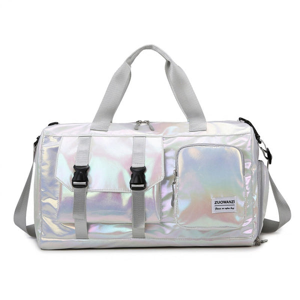 Colorful Pearlescent Yoga Fitness Bag With Dry-wet Separation Maiden-Art