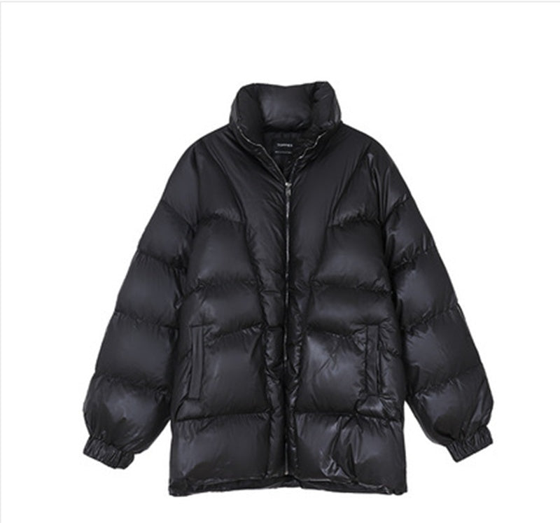 Winter Oversized Coat Women Puffer Jacket Thicker Maiden-Art