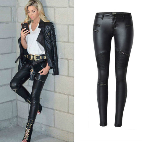 Leather pants null