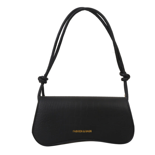 Summer Minimalist PU Underarm Bag Chic Solid Color Square Shoulder Purse Versatile Crossbody Tote For Women Elegant Office Maiden-Art