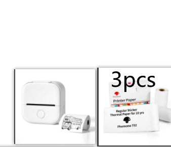 Portable Mini Thermal Label Printer Home Photo Printer Student Wrong Question Printer Bluetooth-compatible Mini Label Printer Price Tag Maiden-Art