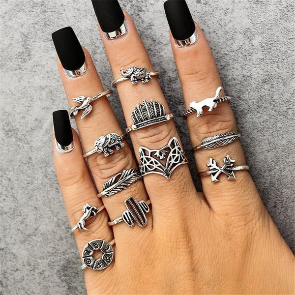 Our Favorite set of rings - Vintage Knuckle Rings! Maiden-Art