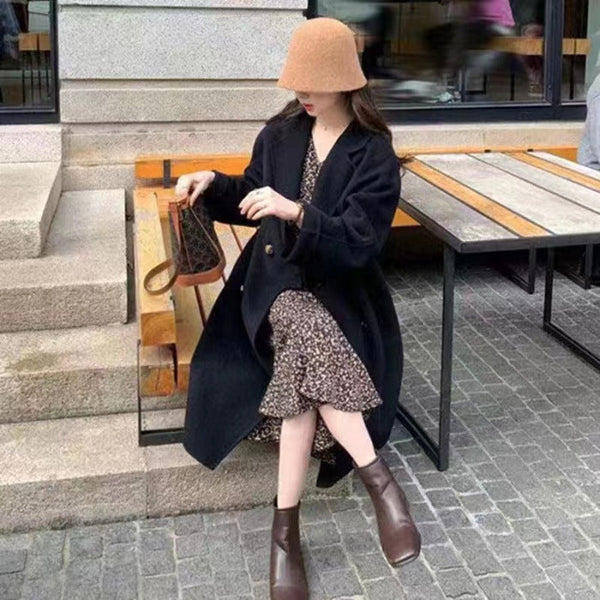 Small High-grade Woolen Coat For Women Maiden-Art