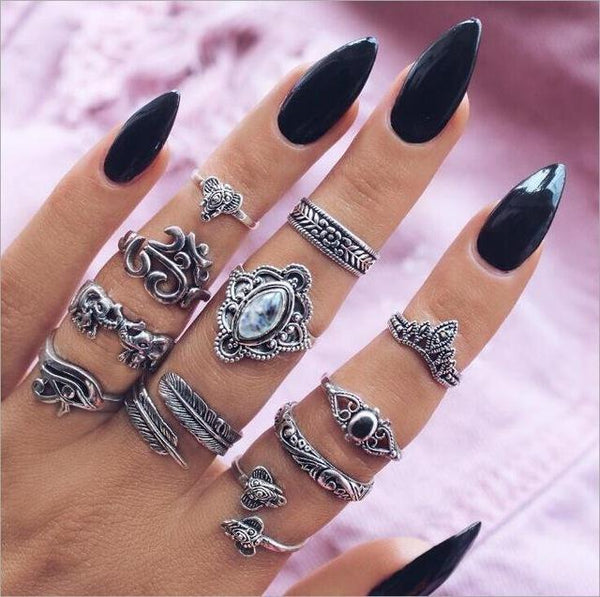 Our Favorite set of rings - Vintage Knuckle Rings! Maiden-Art