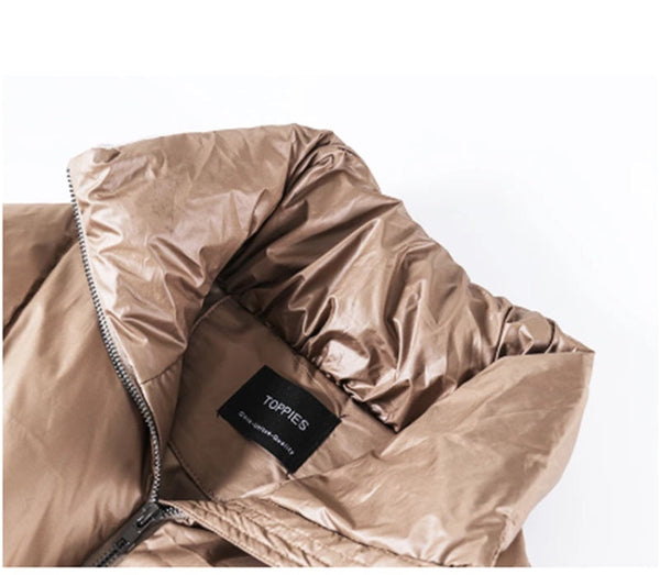 Winter Oversized Coat Women Puffer Jacket Thicker Maiden-Art