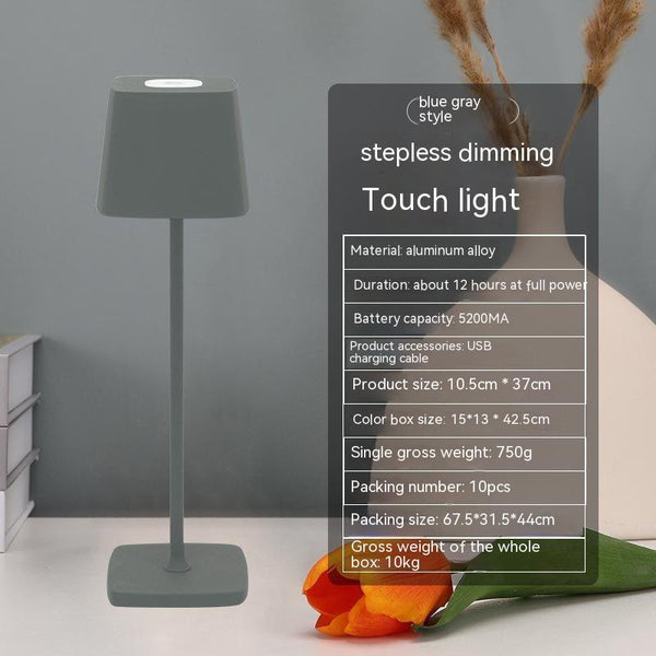 USB Rechargeable Desk Lamp Bedroom Touch Led Atmosphere Small Night Lamp Maiden-Art