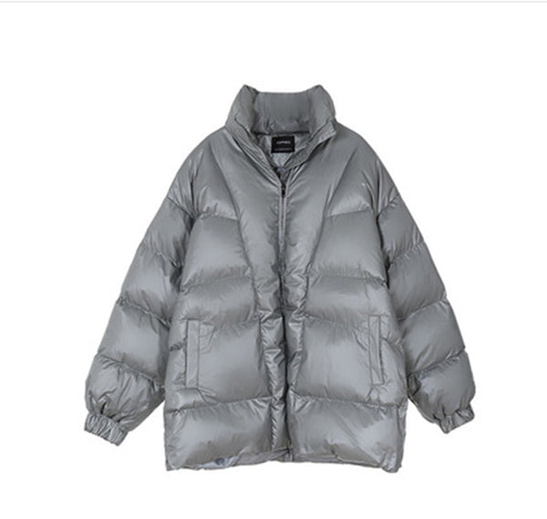 Winter Oversized Coat Women Puffer Jacket Thicker Maiden-Art