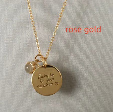 Personalized Projection Photo Necklace With Bar Necklaces Engraving Name Maiden-Art