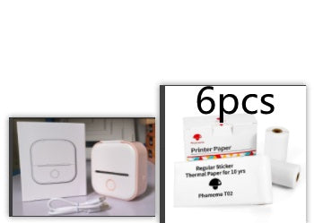 Portable Mini Thermal Label Printer Home Photo Printer Student Wrong Question Printer Bluetooth-compatible Mini Label Printer Price Tag Maiden-Art