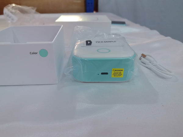 Portable Mini Thermal Label Printer Home Photo Printer Student Wrong Question Printer Bluetooth-compatible Mini Label Printer Price Tag Maiden-Art