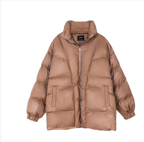 Winter Oversized Coat Women Puffer Jacket Thicker Maiden-Art