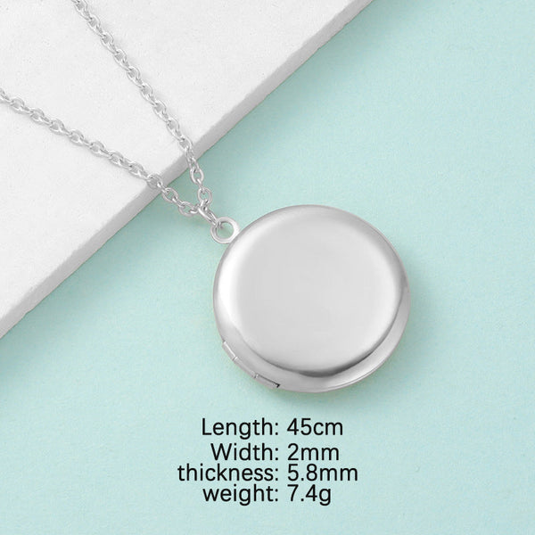 Mirror Necklace DIY Photo Frame Necklace Maiden-Art