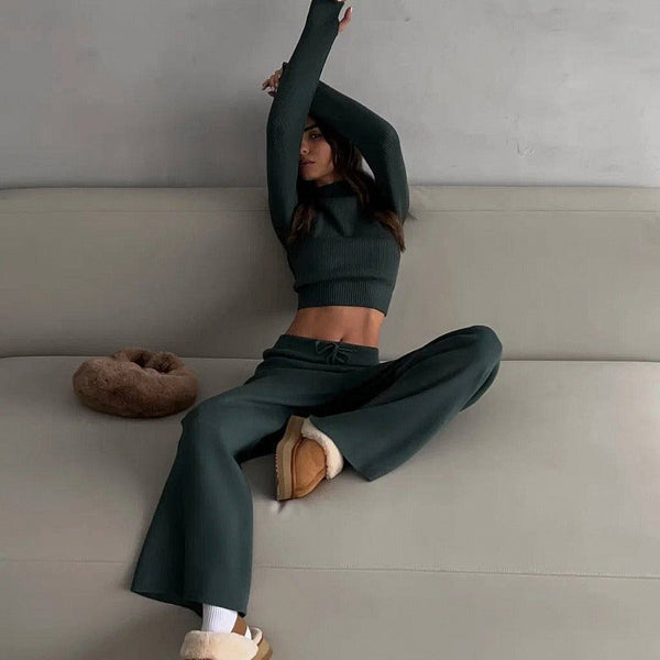 Women's Temperament Leisure Suit Long-sleeve Suit Maiden-Art