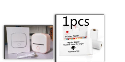 Portable Mini Thermal Label Printer Home Photo Printer Student Wrong Question Printer Bluetooth-compatible Mini Label Printer Price Tag Maiden-Art