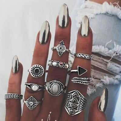 Our Favorite set of rings - Vintage Knuckle Rings! Maiden-Art