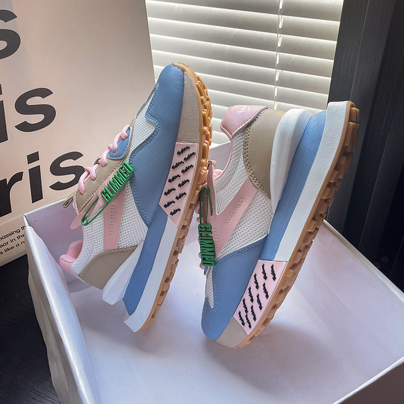 Daddy Breathable Summer Genuine Leather Thick Bottom Women's Clothing Argan Sneaker Maiden-Art