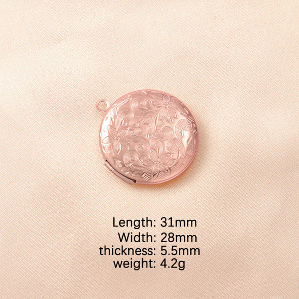 Mirror Necklace DIY Photo Frame Necklace Maiden-Art