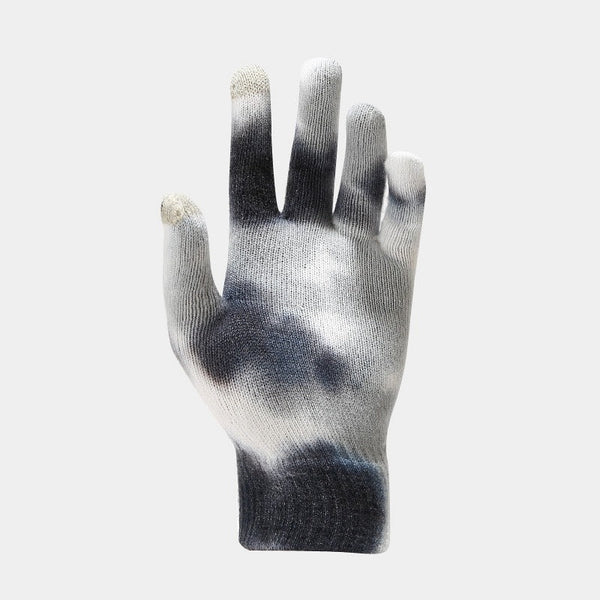 Tie-dye Knitted Hat Gloves Scarf Set Ladies Maiden-Art