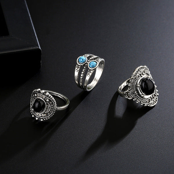 5-piece Set Of Joint Rings And Rings Maiden-Art