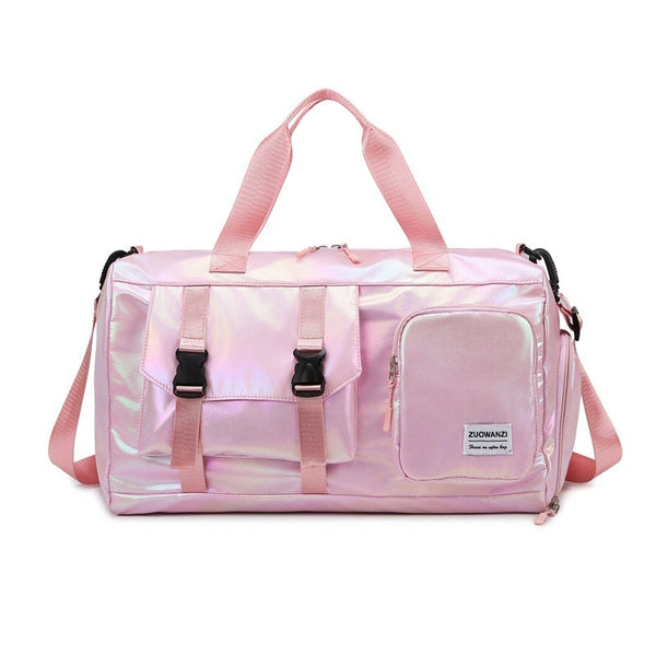 Colorful Pearlescent Yoga Fitness Bag With Dry-wet Separation Maiden-Art