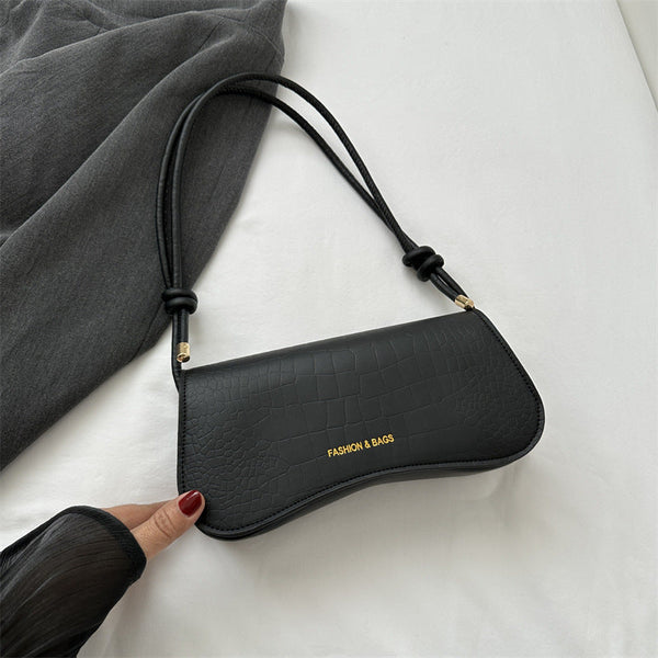 Summer Minimalist PU Underarm Bag Chic Solid Color Square Shoulder Purse Versatile Crossbody Tote For Women Elegant Office Maiden-Art