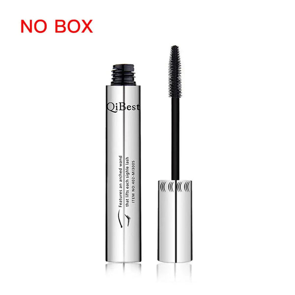 QIBEST Black Mascara Eyelashes Mascara 4D Silky Eyelashes Lengthening Eyelashes Makeup Waterproof Mascara Volume Eye Cosmetics QiBest Official Store