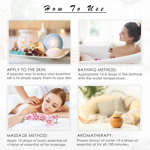 MAYJAM 10ML Lavender Lemongrass Jasmine Vanilla Eucalyptus Rose Lemon Essential Oil For Humidifier Diffuser Candle Making MAYJAM Official Store