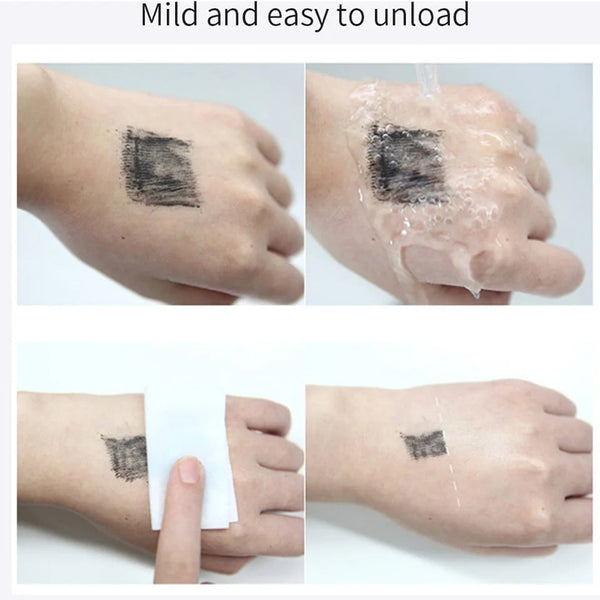 QIBEST Black Mascara Eyelashes Mascara 4D Silky Eyelashes Lengthening Eyelashes Makeup Waterproof Mascara Volume Eye Cosmetics QiBest Official Store