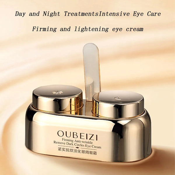 40g Day Eye Cream Night Eye Cream Double Skin Care Reduce Dark Circles Tightens Eye Contour Anti Wrinkle Eye Puffiness Eye Care Beautiful Legend Store