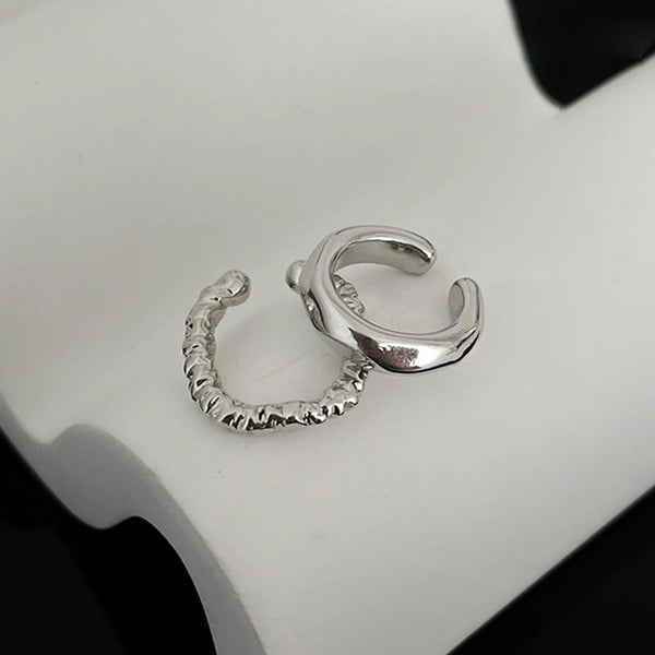 Punk Irregular Geometric Ear Cuff Earrings for Women Non-Piercing Metal Ear Clip Earring Fake Cartilage Fashion Jewelry Party Yerik Official Store