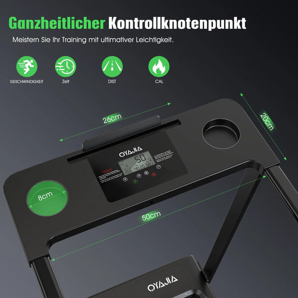 Treadmill Walking Pad for Home 3in1 Folding Under Desk Treadmill 2.5HP Smart Walking Treadmill with APP & LED Display Oyajia Store