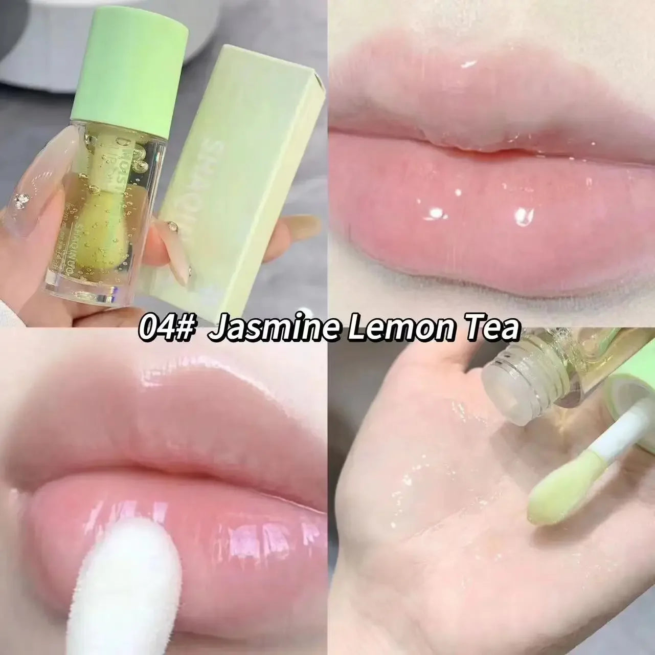 Water Light Lip Gloss Moisturizer Transparent Jelly Mirror Fruit Crystal Lip Oil Clear Hydrating Plumping Korean Lip Care Makeup HMEINA Store