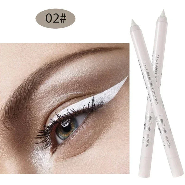 Waterproof Eyeliner Long Lasting Pencil Colourful Pigment Blue Black White Color Gel Eye Liner Pen Makeup Eye Beauty Cosmetics SXILOVE Makeup Store