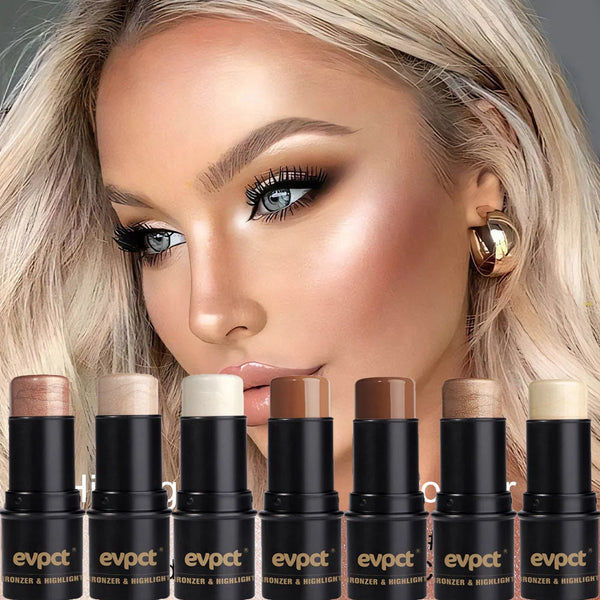 Highlighting&Bronzer Stick Face Brightening Blusher Rouge Concealer Pen Long Lasting Corrector Nose Shadow Contouring Cosmetics MEIGR Cosmetic Store