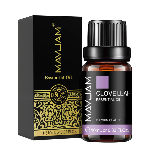 MAYJAM 10ML Lavender Lemongrass Jasmine Vanilla Eucalyptus Rose Lemon Essential Oil For Humidifier Diffuser Candle Making MAYJAM Official Store