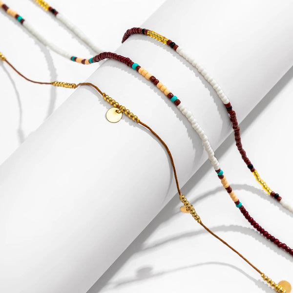 Salircon Bohemian Colored Seed Beads Beaded Waist Chain Vintage Multi layered Belly Chain Charming Sexy Summer Body Jewelry Salircon Official Store