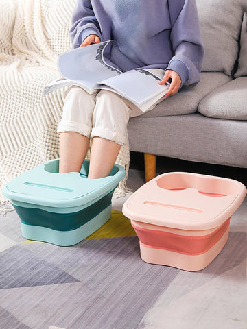 Foldable Footbath Massage Bucket Soaking Bucket Folding Basin Spa Foot Bath Bucket Household Sauna Bathtub Pedicure Bath Bathtub LoveLife Home Living Store