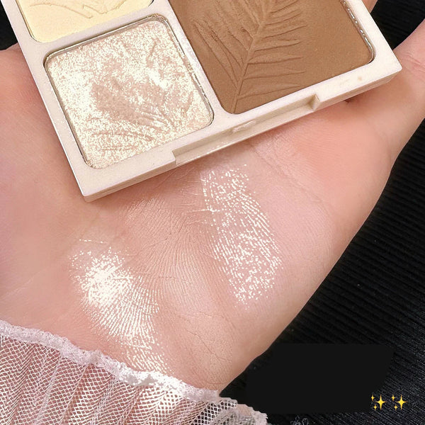4 Colors Highlighter Contour 3D Facial Bronzer Cosmetic Brightening Beige Matte Highlights Palette Eye Shadow Nose Powder Makeup KEMZLA Store