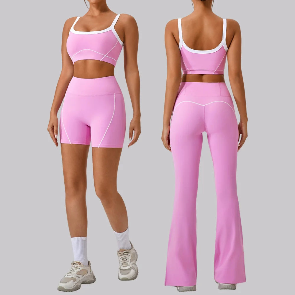 Womens 2 Piece Workout Running Sets,Hot Shot Skort Set Y2K Cropped Tank Top and Pants Outfits Sweatsuits MG Apparel Store