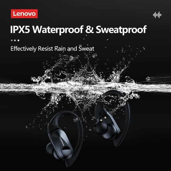 Original Lenovo LP75 TWS Bluetooth V5.3 Headphones Wireless LED Digital Display Earphones Noise Reduction Waterproof Headset New Monster Audio Store