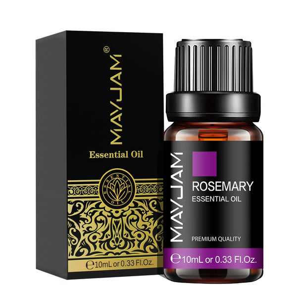 MAYJAM 10ML Lavender Lemongrass Jasmine Vanilla Eucalyptus Rose Lemon Essential Oil For Humidifier Diffuser Candle Making MAYJAM Official Store