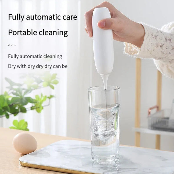 1PC Battery Model Handheld Egg Beater Froth Mixer Kitchen Automatic Coffee Milk Foaming Mixer Kitchen Whisk Tools Shop1102829035 Store